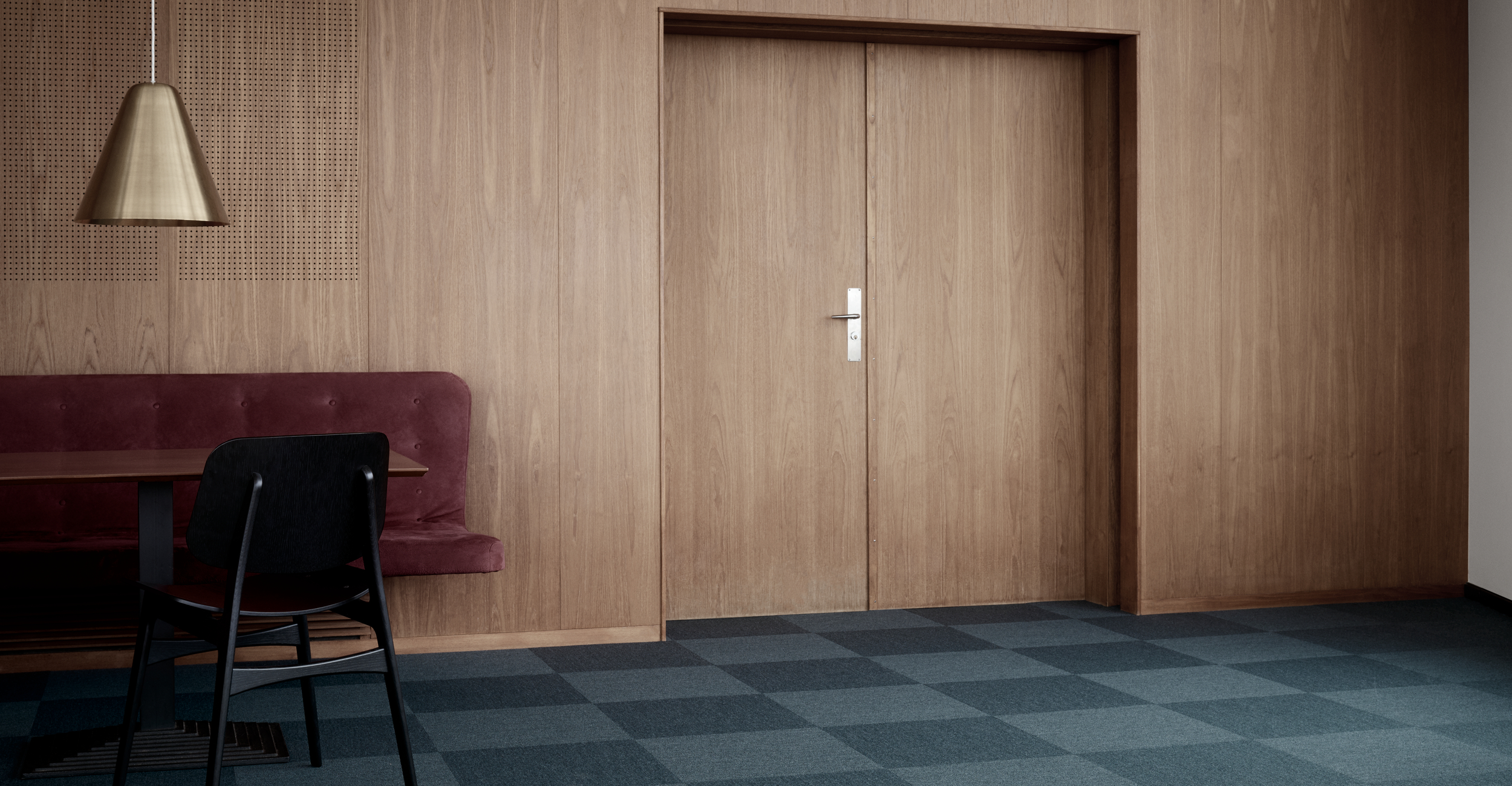 Commercial office carpet tiles